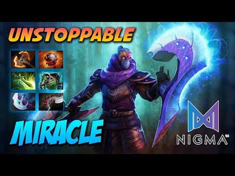 Nigma.Miracle Unstoppable Anti Mage - Dota 2 Pro Gameplay