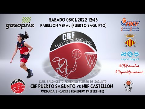 Videohighlights Cadete Gasoprix CBF Puerto - NBF Castellón (J1 LIGA 21-22)