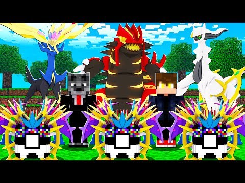 LUCKY SUPREMA PIXELMON DE TODOS OS LENDÁRIOS QUE EXISTEM - MINECRAFT PIXELMON MOD