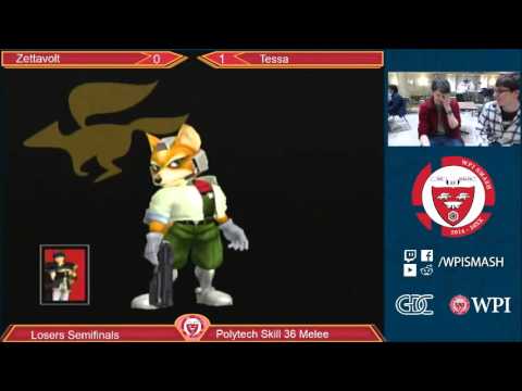 WPI PTS 36 - ZettaVolt (Marth) vs Tessa (Fox) - Melee - Losers Semifinals