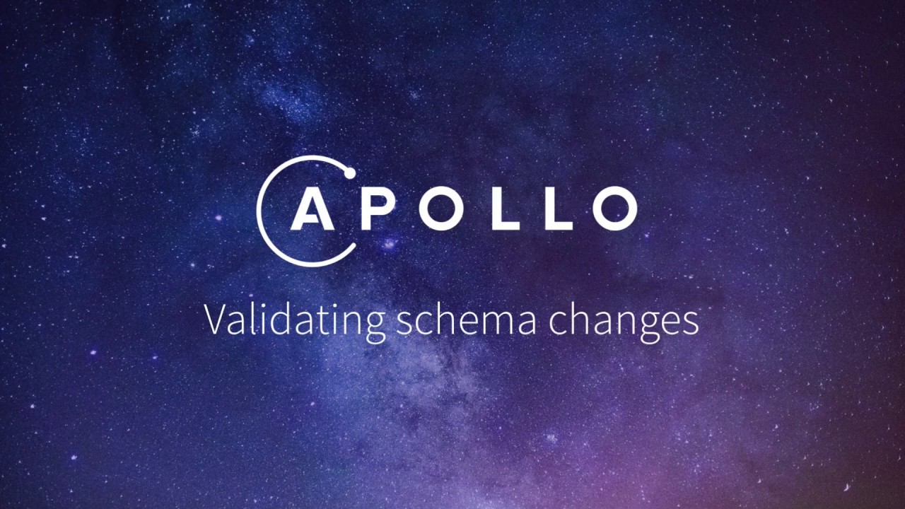 Schema Validation with the Apollo platform