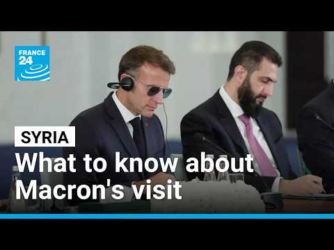What to know about Macron's landmark visit to Syria