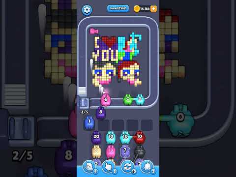 Pixel Flow Level 2560 Walkthrough