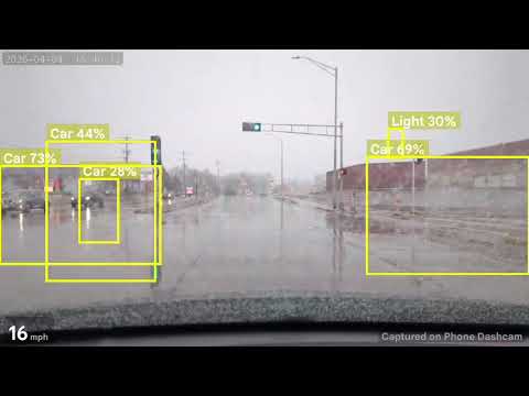 Phone Dashcam Time-Lapse Mode 8x speed