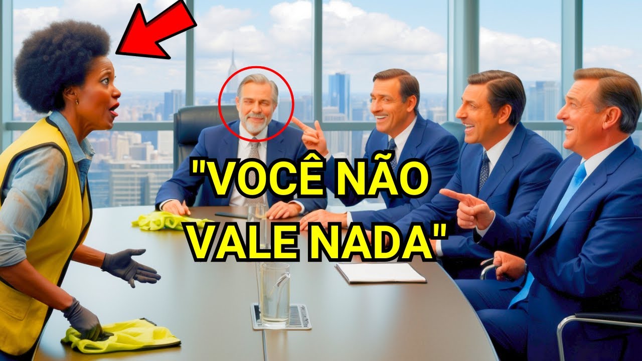 Eles Riram da Faxineira Negra... Até que Ela DEMITIU o CEO! Veja o Que Acontece DEPOIS!