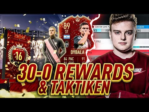 FIFA 20 30-0 TOP 16 FUT CHAMPIONS REWARDS!  + 30-0 CUSTOM TACTICS
