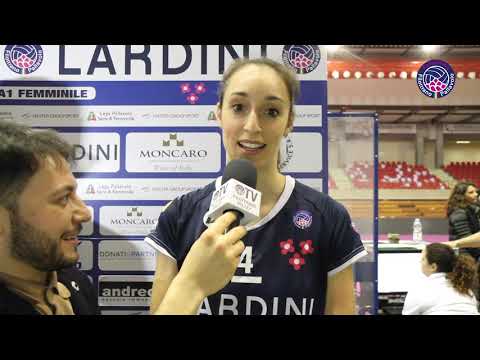 17a Giornata: Lardini Filottrano - Bartoccini Perugia 3-2. Laura Partenio