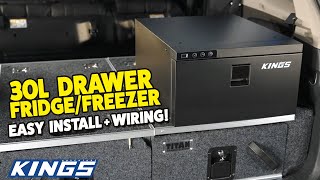 Adventure Kings 30L Drawer Fridge/Freezer EASY install!