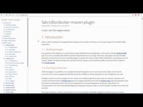 Fabric8 Maven Plugin Docker