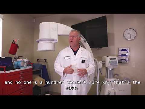 Why is severe hip osteoarthritis harder to treat with stem cells and PRP injections?