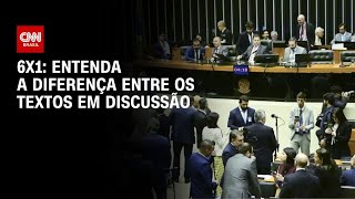 Vídeo: Escala 6x1: Entenda as diferenças entre os textos do Congresso e governo | CNN NOVO DIA