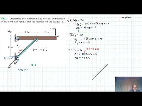 F5–2 Equilibrium of a Rigid Body (Chapter 5: Hibbeler Statics) Benam Academy