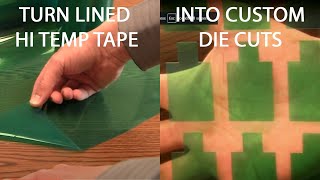 Green Polyester Tape on Liner