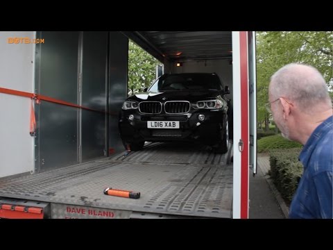 Winner Alan Bradley collects his BMW X5 xDrive30d M-Sport!