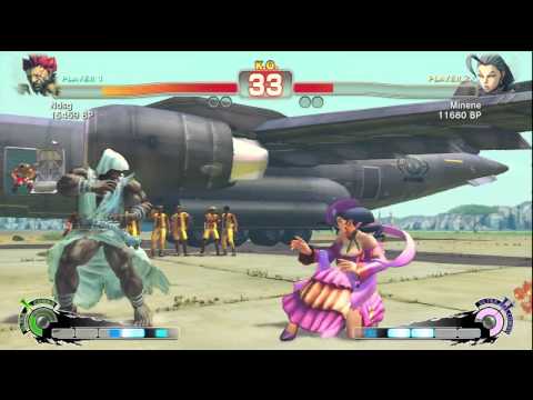 SSF4: Fujino (Akuma) VS Minene (Rose)