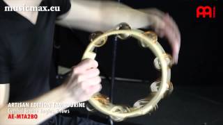 Video thumbnail for MEINL TAMBOURINE AE-MTA2BO | Demonstration of sound | How to play tambourine by MusicMaxEu