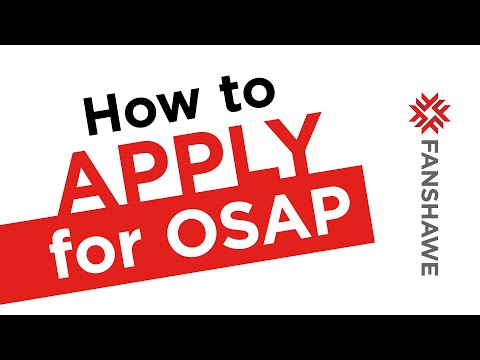 How to apply for OSAP (Ontario Student Assistance Program)