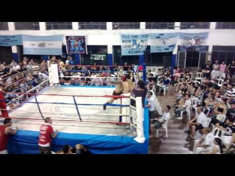 Ignacio "La Roca" Tenaglia Campeon Argentino Semipro hasta 76Kg. Round 3 y 4