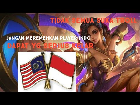 Dihina sama player malay bilang indo suka troll,auto win