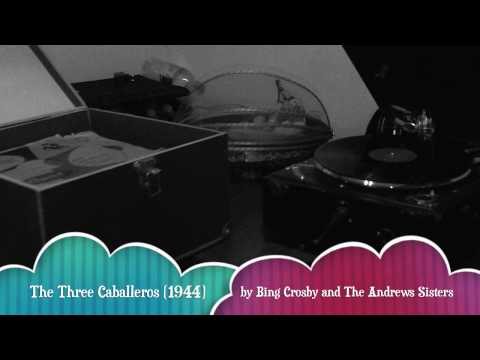 COLUMBIA Viva Tonal Grafonola No.202 Gramophone "The Three Cabelleros" Disney