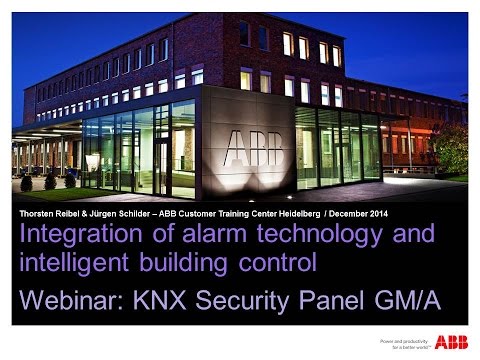 Webinar about the KNX Security Panel GM/A 8.1