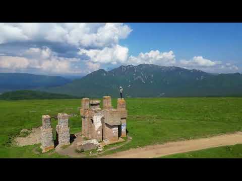 Tabla Buții - Drumul Roman și Cimitirul Eroilor- Județul Prahova -filmare aeriană
