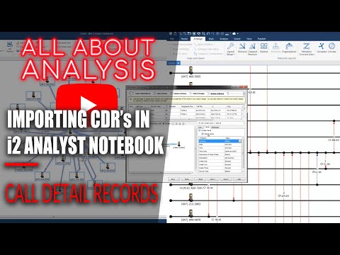 Enhancing Investigations: Importing and Visualizing Call Detail Records with i2 Analyst Notebook