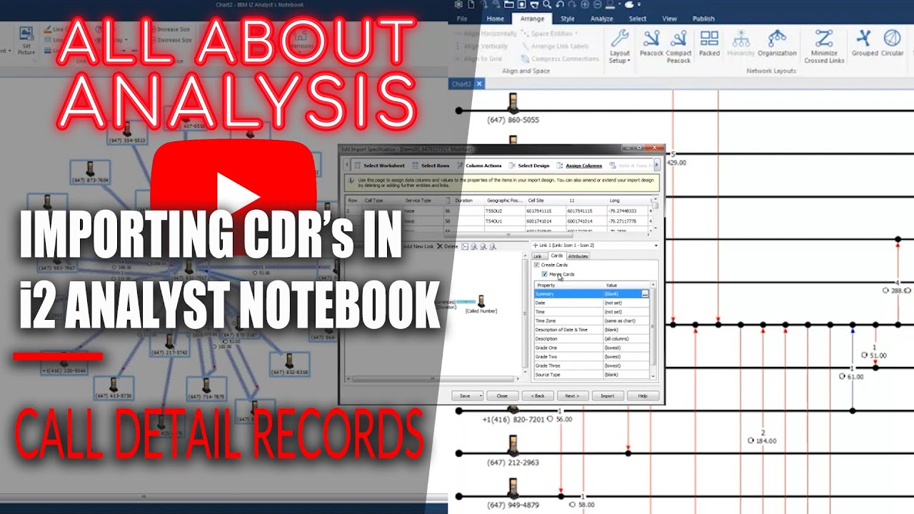 Enhancing Investigations: Importing and Visualizing Call Detail Records with i2 Analyst Notebook