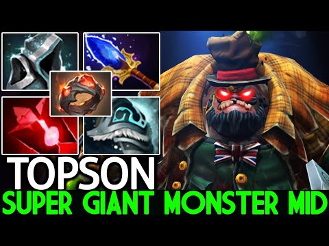 TOPSON [Pudge] Super Giant Monster Mid with 7K HP Raid Boss Dota 2