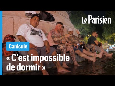 Sauts dans le canal, pieds dans les fontaines... une nuit de canicule avec les Parisiens