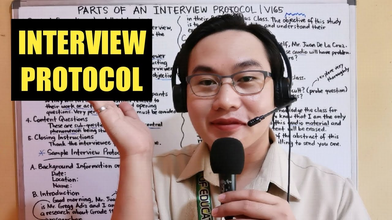 Parts Of An Interview Protocol | Sir Job TV | 165