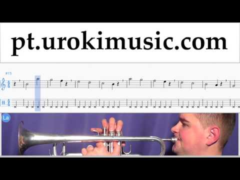 Tutorial de Trompeta Lukas Graham - 7 Years Tablatura Parte#1 exercitando um-i372