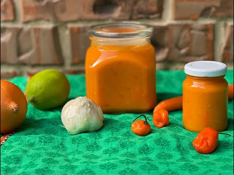 Best & Easy copycat recipe of famous Marie Sharp's Habanero Hot Sauce from Belize!