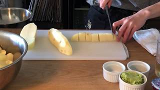 HOW TO MAKE わさびポテトサラダ/WASABI POTATO SALAD Japanese Simple Cooking