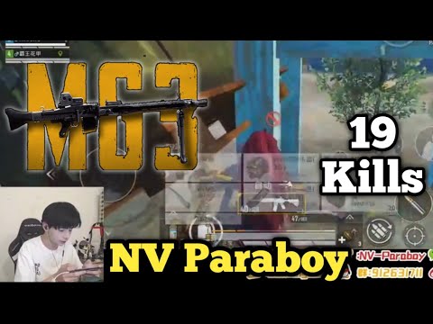 Nova Paraboy with New "MG3 Light Machine Gun" Super Powerful • Pubg Mobile