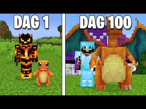 100 Dage I Minecraft Pokémon!