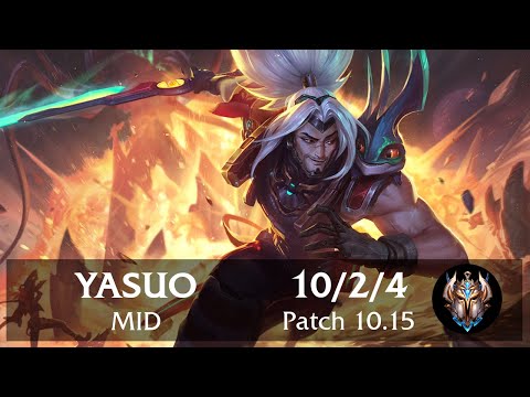 Yasuo Mid vs Vel'Koz | Pinoy Challenger Replay Patch 10.15