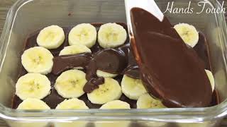 초콜릿 바나나 디저트 레시피 | 맛있고 간편한 디저트