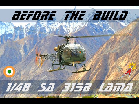 1/48 SA 315B LAMA . Before the Build . Heller . Cheetah