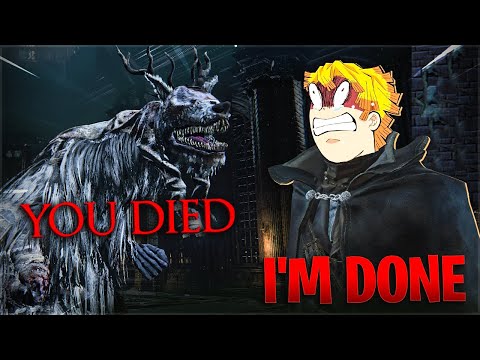 Bloodborne boss makes me RAGE and YELL like never before... (Vicar Amelia Boss Rage)