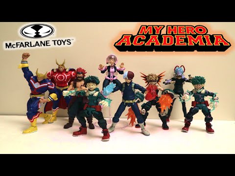 McFarlane Toys My Hero Academia Figures Review | Unboxing All Waves 1 and 2 with Variants