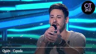 Quién - Cepeda (Gala 6) OT 2017 [Audio de Estudio]