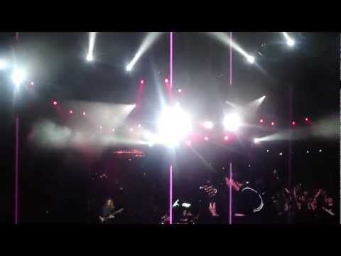 Metallica live @ Udine 13-05-2012. Intro, Hit The Lights and Master Of Puppets from the Snake Pit.