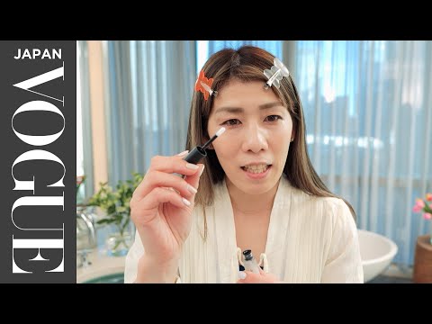 吉田沙保里がラメメイクにトライ！ シンプルなスキンケア方法も披露。| Beauty Secrets | VOGUE JAPAN