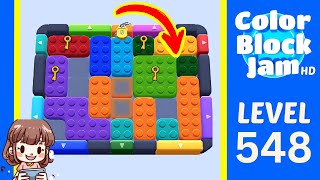 Solution du Niveau 548 de Color Block Jam