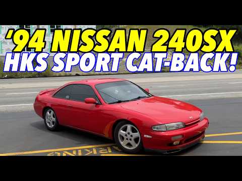 1994 Nissan 240SX 2.4L w/ HKS Sport Cat-Back Exhaust!