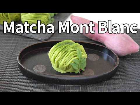 Easy Sweet Potato Matcha Mont Blanc — Your New Holiday Favorite!