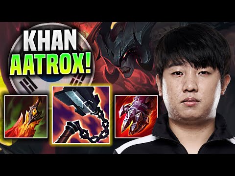 KHAN DESTROYING WITH AATROX! - DK Khan Plays Aatrox Top vs Akali! | Season 11