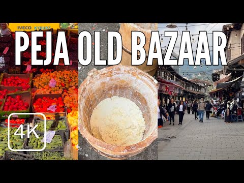 I Visited the Best Natural Food Market in KOSOVO: Cheese, Eggs & Fresh Local Produce PEJA OLD BAZAAR