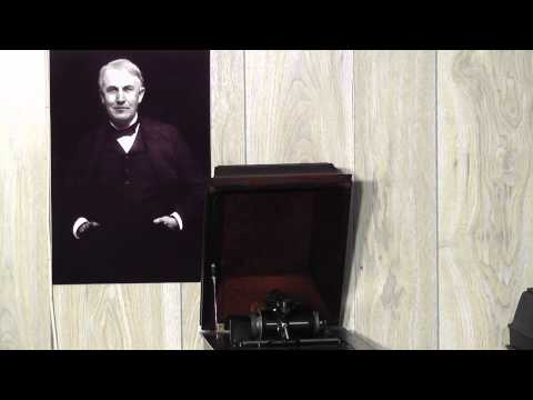 Edison blue amberol cylinder 4324 - It Ain't Gonna Rain No More by Wendell Hall